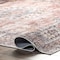 Nuloom Desna Machine Washable Faded Vintage Area Rug 2ft 6in x 8ft BIRV34A-2608 - alternate 6